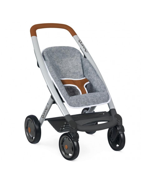 Carucior pentru papusi Smoby Quinny Combi 3 in 1 gri,S7600253104