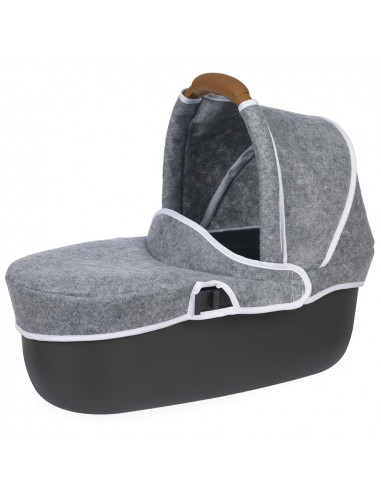 Carucior pentru papusi Smoby Quinny Combi 3 in 1 gri,S7600253104