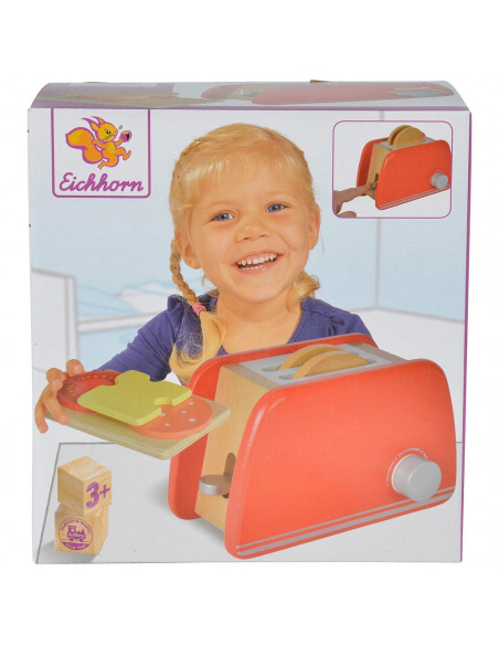 Jucarie din lemn Eichhorn Toaster,S100002487 Jucarie din lemn Eichhorn Toaster,S100002487
