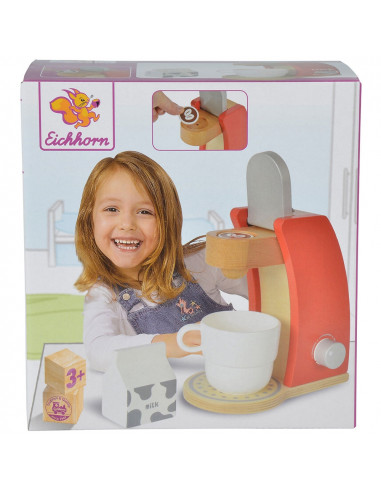 Jucarie din lemn Eichhorn Coffee Machine,S100002489