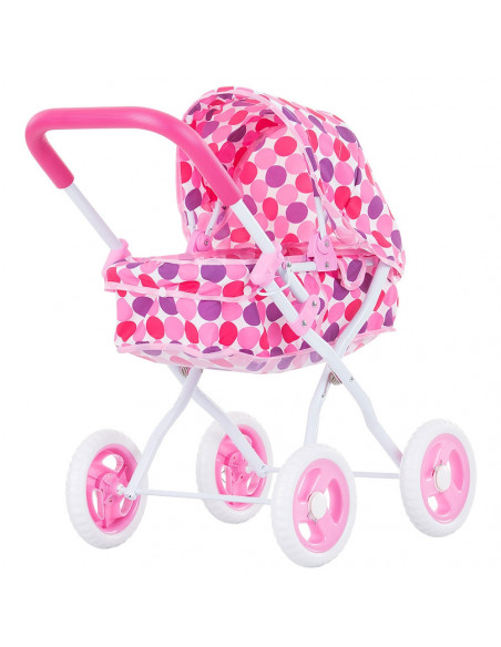 Carucior pentru papusi Chipolino Lora pink,KZKLO02001PI
