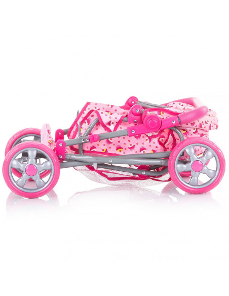 Carucior pentru papusi Chipolino Nelly pink,KZKNE02001PI
