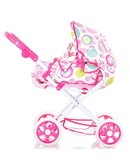 Carucior pentru papusi Chipolino Nelly white,KZKNE02002WH