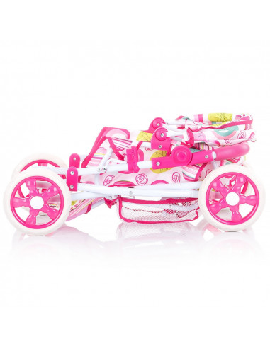 Carucior pentru papusi Chipolino Nelly white,KZKNE02002WH