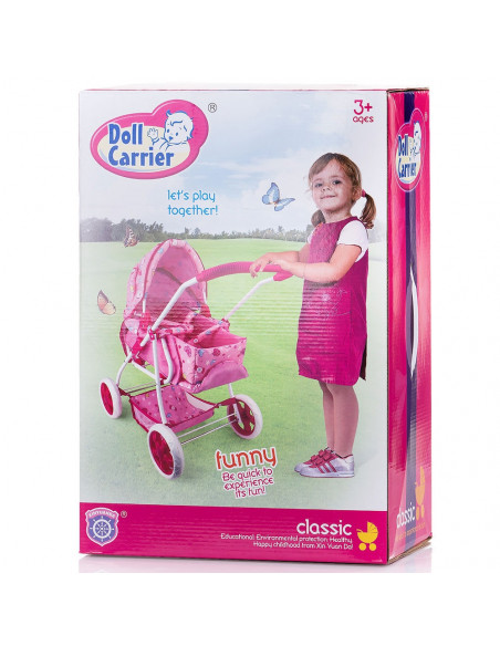 Carucior pentru papusi Chipolino Nelly white,KZKNE02002WH