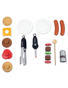 Jucarie Smoby Gratar BBQ cu 18 accesorii,S7600312001 2