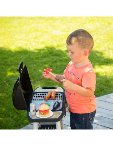 Jucarie Smoby Gratar BBQ cu 18 accesorii,S7600312001
