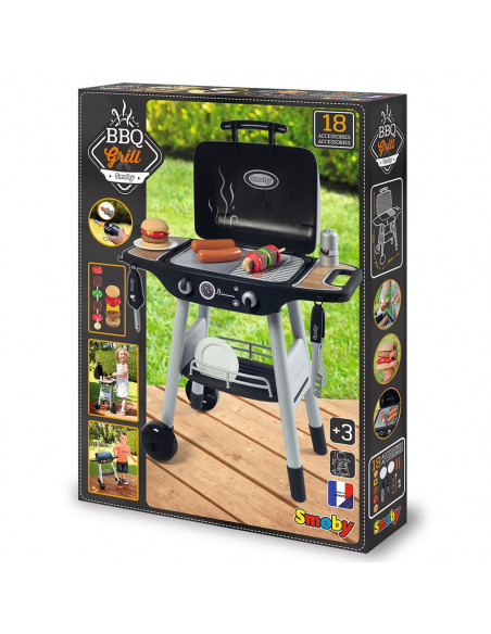 Jucarie Smoby Gratar BBQ cu 18 accesorii,S7600312001