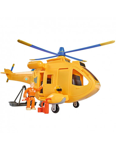 Jucarie Simba Elicopter Fireman Sam Wallaby 2 cu figurine si
