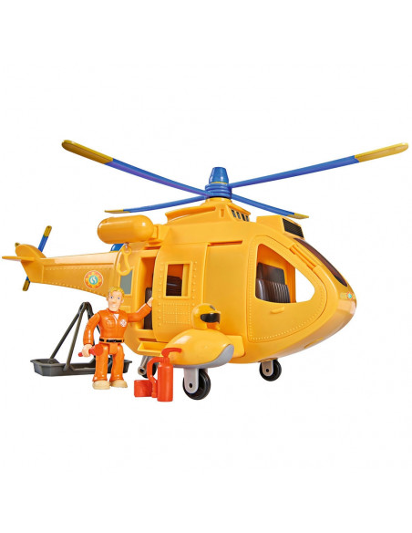 Jucarie Simba Elicopter Fireman Sam Wallaby 2 cu figurine si