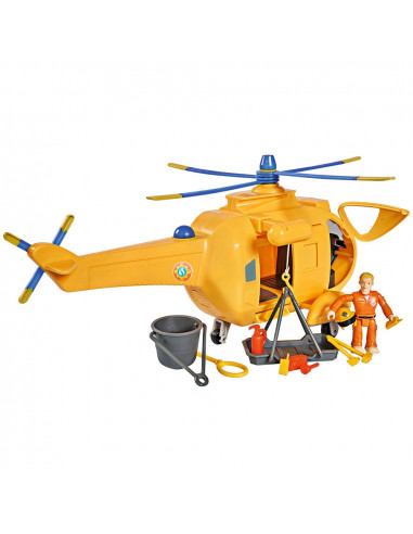 Jucarie Simba Elicopter Fireman Sam Wallaby 2 cu figurine si