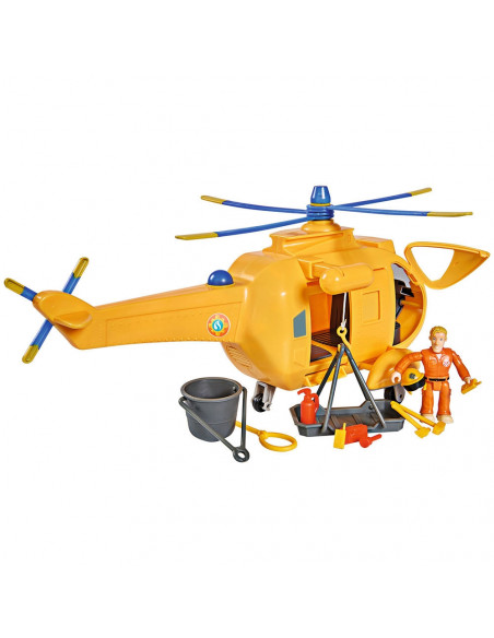 Jucarie Simba Elicopter Fireman Sam Wallaby 2 cu figurine si