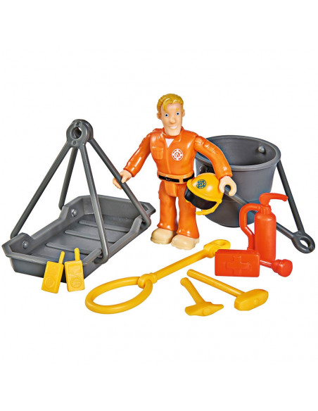 Jucarie Simba Elicopter Fireman Sam Wallaby 2 cu figurine si