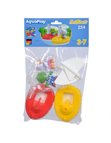 Set AquaPlay 2 barci cu panza si 2 figurine,S8700000254