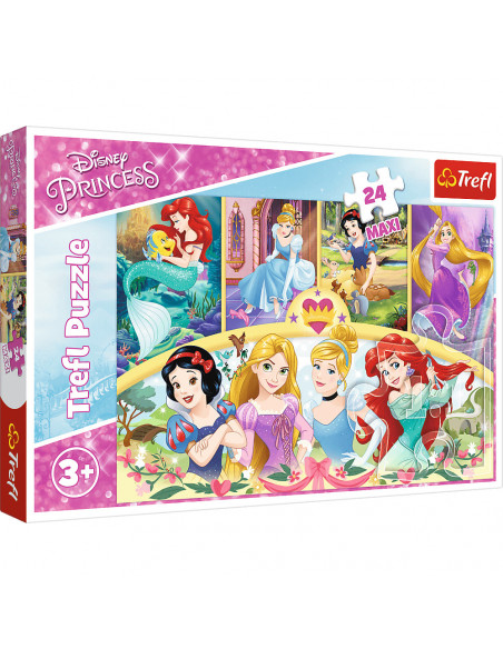 Puzzle Trefl Maxi Disney Princess, Amintiri magice 24