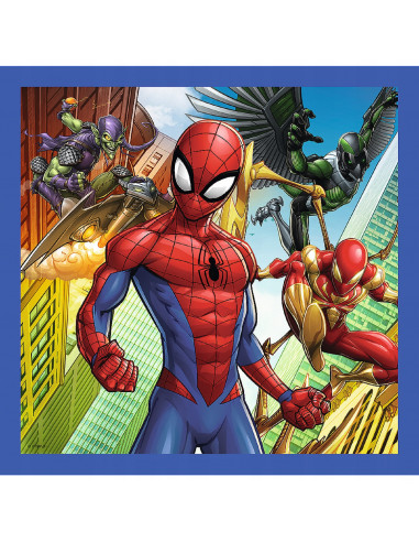 Set puzzle 3 in 1 Trefl Marvel Spider Man, Forta paianjenului
