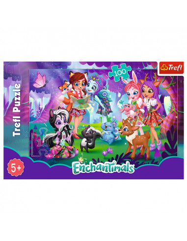 Puzzle Trefl Enchantimals, Distractie cu prietenii 100