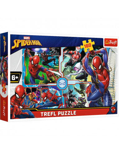 Puzzle Trefl Marvel Spider Man, Salvatorul 160 piese,TR-15357