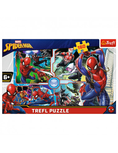 Puzzle Trefl Marvel Spider Man, Salvatorul 160 piese,TR-15357