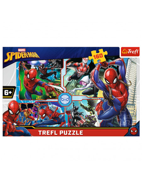 Puzzle Trefl Marvel Spider Man, Salvatorul 160 piese,TR-15357