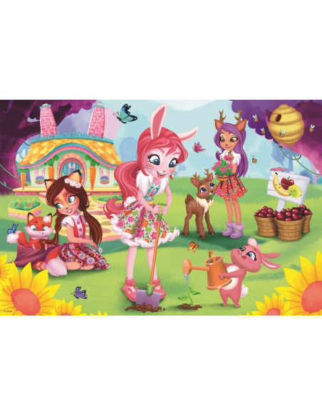 Puzzle Trefl Enchantimals, Bree Danessa si Felicy in gradina