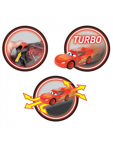 Masina Dickie Toys Cars 3 Turbo Racer Lightning McQueen cu