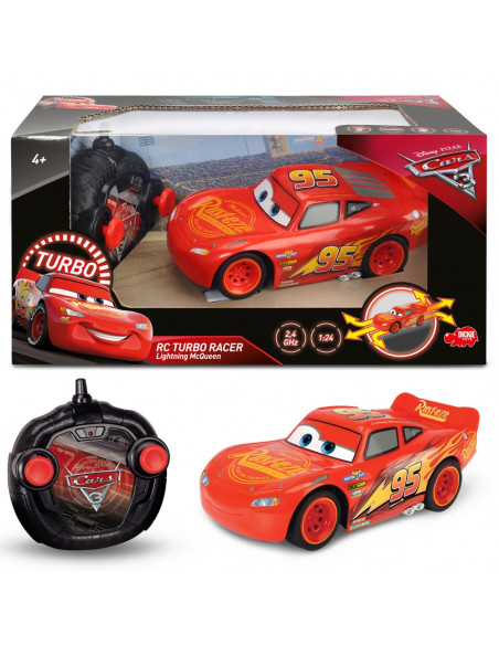 Masina Dickie Toys Cars 3 Turbo Racer Lightning McQueen cu