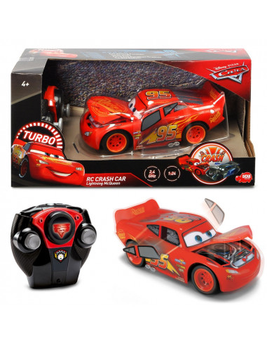 Masina Dickie Toys Cars 3 Crash Car Lightning McQueen cu