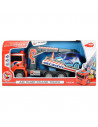 Camion de tractare Dickie Toys MAN Air Pump Crane Truck cu 1