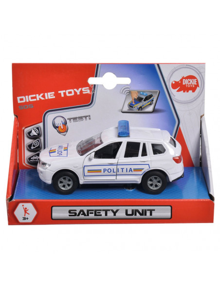 Masina de politie Dickie Toys Safety Unit,S203712011SRO-POLITIE