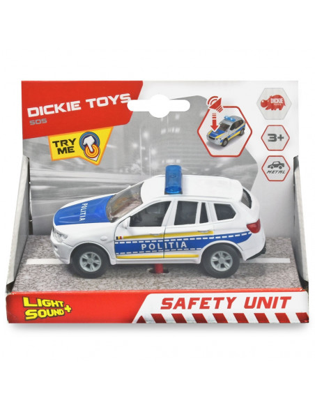 Masina de politie Dickie Toys Safety Unit,S203712011SRO-POLITIE