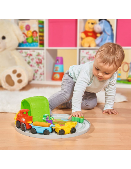 Set Simba Tren ABC Roll'n Rail cu sina circulara si