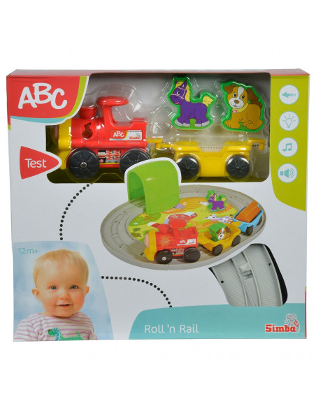 Set Simba Tren ABC Roll'n Rail cu sina circulara si