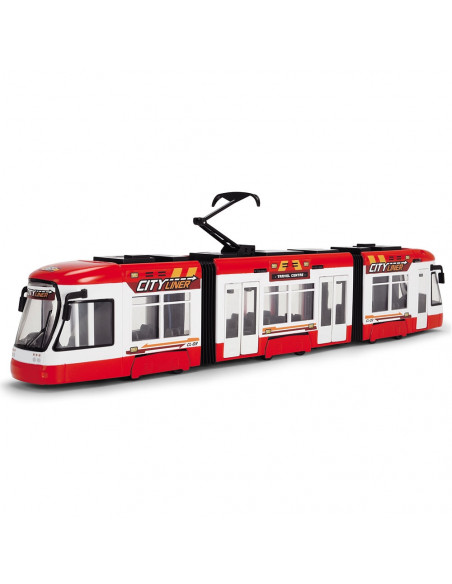 Tramvai Dickie Toys City Liner rosu,S203749017-RO