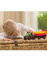 Tractor Dickie Toys Happy Fendt Animal Trailer cu remorca si
