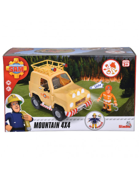 Masina Simba Fireman Sam, Toms 4x4 cu 1 figurina si