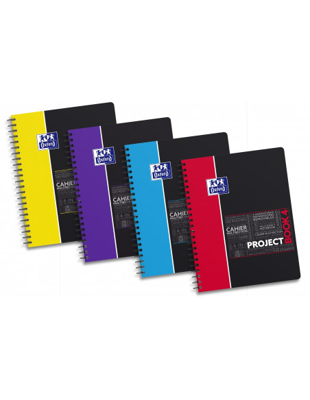 Caiet cu spirala A4+ OXFORD Student Projectbook, 100 file