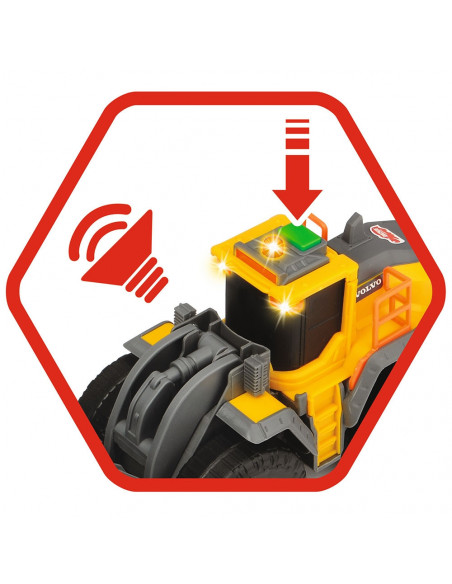 Buldozer Dickie Toys Volvo Wheel Loader,S203723003