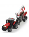 Tractor Dickie Toys Massey Ferguson MF 8737 cu remorca 42