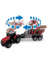 Tractor Dickie Toys Massey Ferguson MF 8737 cu remorca 42