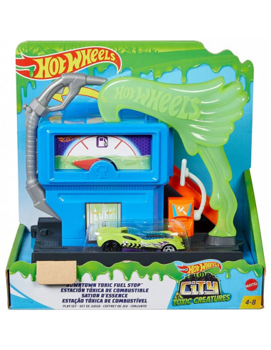 Pista de masini Hot Wheels by Mattel City Downtown Toxic Fluel