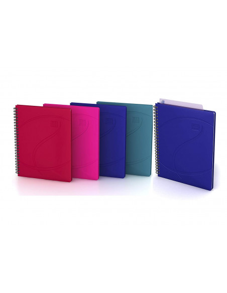 Caiet cu spirala A5+ OXFORD Beauty Daybook, coperta rigida PP