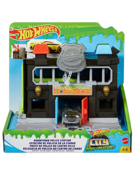 Pista de masini Hot Wheels by Mattel City Downtown Police