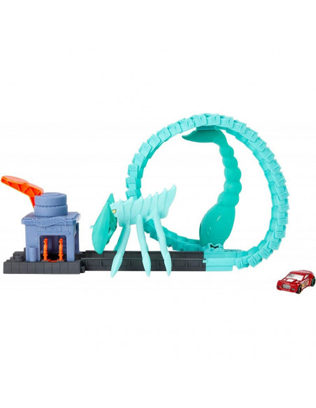 Pista de masini Hot Wheels by Mattel Toxic Scorpion attack cu