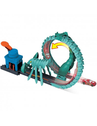 Pista de masini Hot Wheels by Mattel Toxic Scorpion attack cu