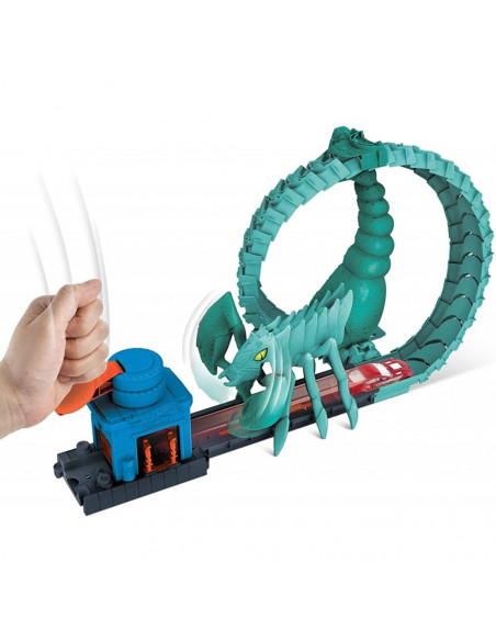 Pista de masini Hot Wheels by Mattel Toxic Scorpion attack cu