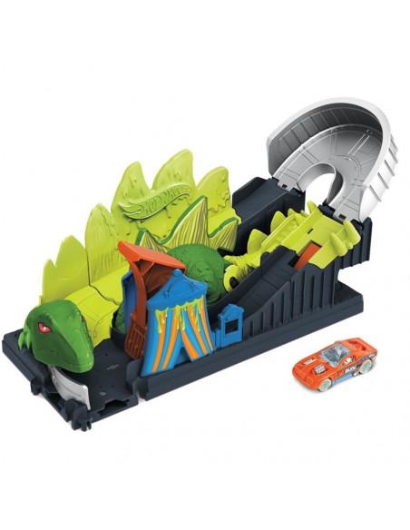 Pista de masini Hot Wheels by Mattel Toxic Dino coaster attack