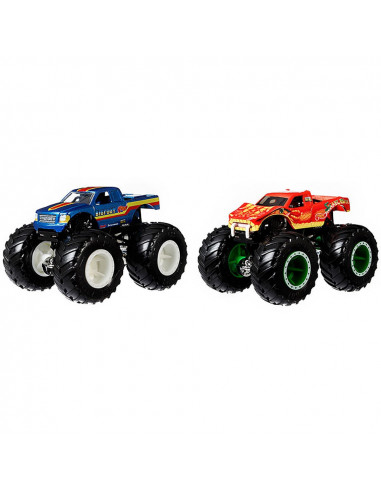 Set Hot Wheels by Mattel Monster Trucks Bigfoot vs Snake