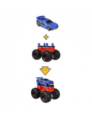 Set Hot Wheels by Mattel Monster Trucks Monster Maker