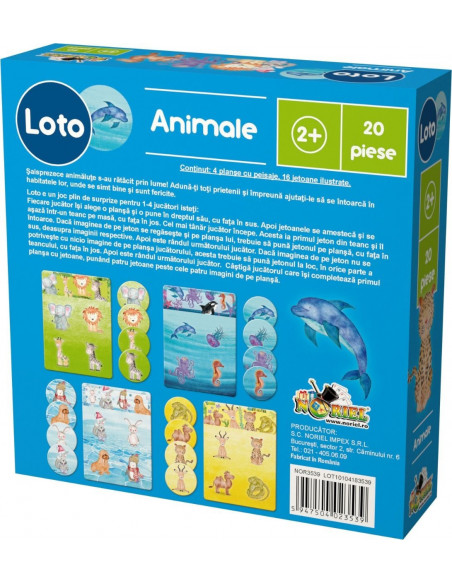 Animale Loto, Joc Noriel,Uniq3539